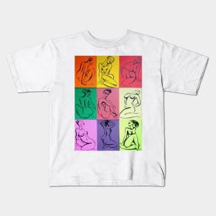 Posers On Colours -series 2 Kids T-Shirt